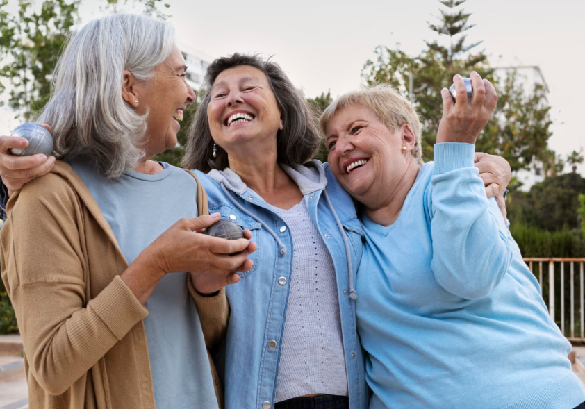 Nurse helping elderly patient
